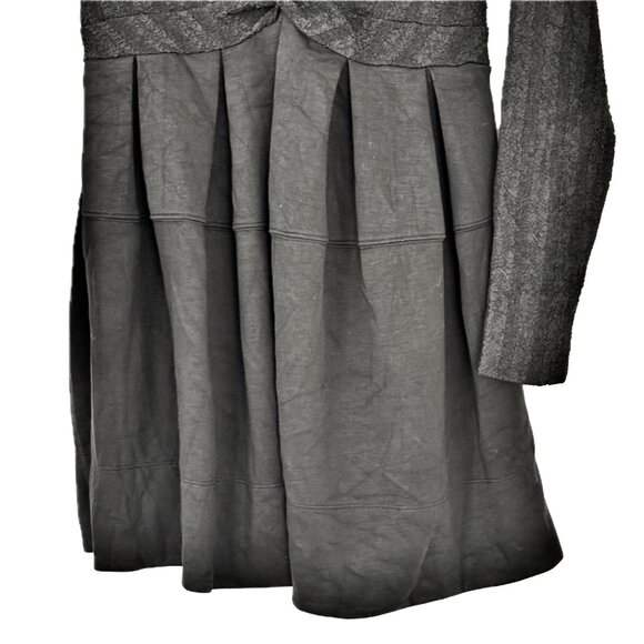 Free People Vida Mini Dress Womens Size M Fit & Flare Long Sleeve Black NWT - Picture 8 of 11